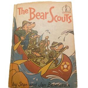 The Bear Scouts Berenstain Bears Beginner I Can Read 1967 Book Club Edition Book